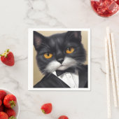 キャッ頭が切れるト スタンダードカクテルナプキン (インサイチュ)