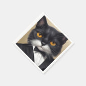 キャッ頭が切れるト スタンダードカクテルナプキン (角)