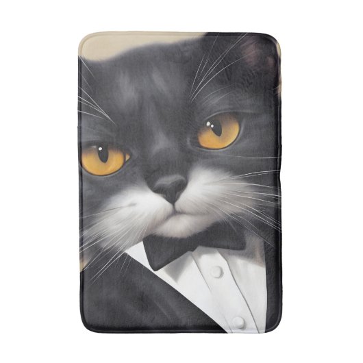 キャッ頭が切れるト バスマット (正面縦)