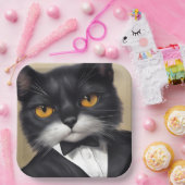 キャッ頭が切れるト ペーパープレート (パーティー)