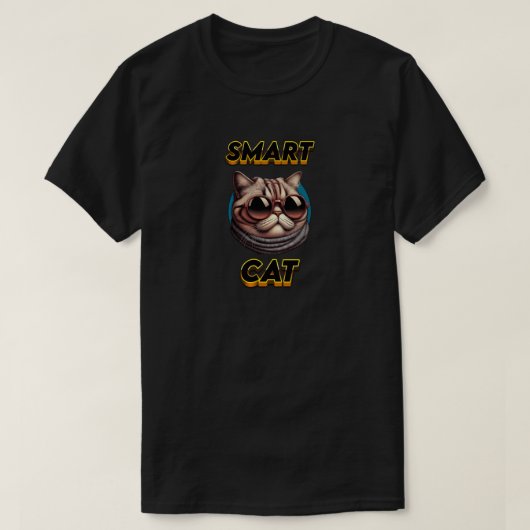 キャッ頭が切れるト Tシャツ (デザイン正面)
