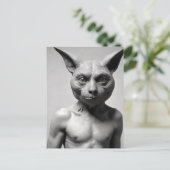 キャッ風変わりトガイはがき ポストカード (スタンド正面)