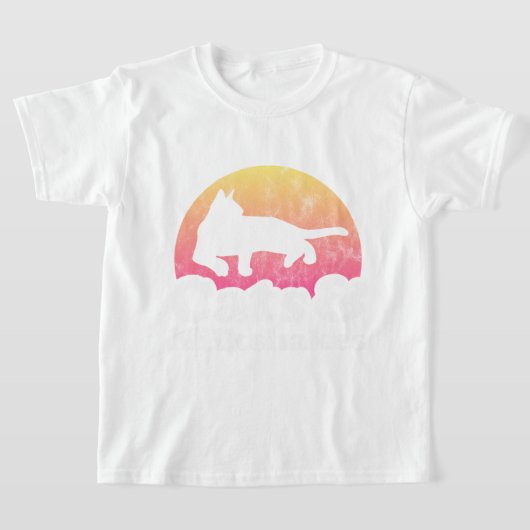 キャッ食べトスパゲティ46 Tシャツ (レイダウン)