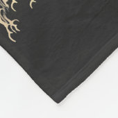 キャッ食べト・ラーメン金和賀の波 フリースブランケット (角)