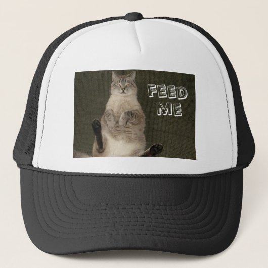 キャッ食べ物を与えク「ME」帽子 キャップ (正面)