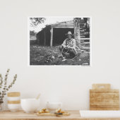 キャッ食べ物ト缶から出た缶 ポスター (キッチン)