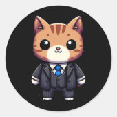 キャッ魅力的トボス ラウンドシール (正面)