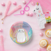 キャティコーン 猫 ミャオジカル 誕生日 キッズ ペーパーボウル (パーティー)