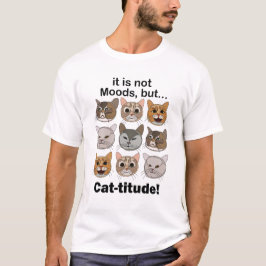 キャティチュード ネコの気分 ネコ好き Tシャツ