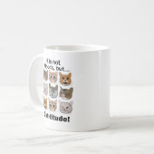 キャティチュード 猫の気分 猫好き コーヒーマグカップ (正面左)