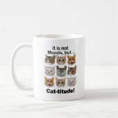 キャティチュード 猫の気分 猫好き コーヒーマグカップ (左)