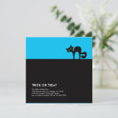 キャティハローウィンパーティ招待状 招待状 (スタンド正面)