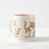 キャティマグ ツートーンマグカップ (正面左)