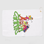 キャディに電話 ゴルフタオル (横)