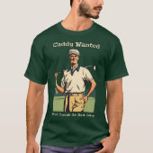 キャディはゴルフのTシャツを欲しがっていた Tシャツ (正面)