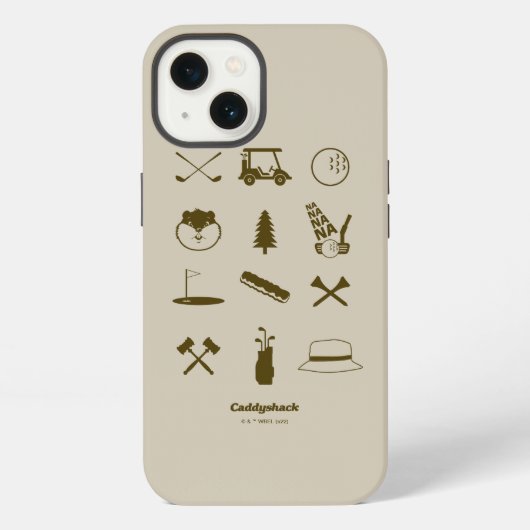 キャディシャック アイコン iPhoneケース (裏面)