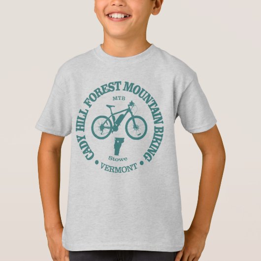 キャディヒルフォレスト (MTB) Tシャツ (正面)