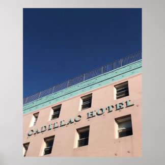 キャディラックホテル建物 ポスター