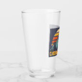 キャディラックマウンテンレトロターコイズ タンブラーグラス (右)