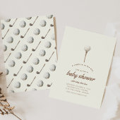 キャディーオンザウェイゴルフベビーシャワー招待状 招待状