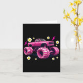 キャディ・モンスター – かわいい不気味とおもしろいシール カード (黄色い花)