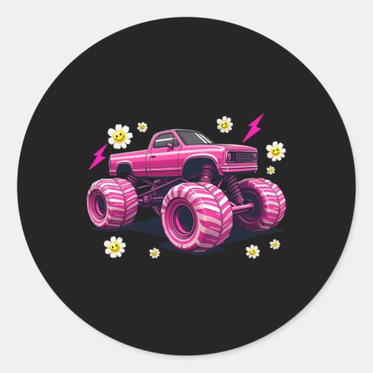 キャディ・モンスター – かわいい不気味とおもしろいシール ラウンドシール (正面)