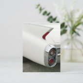 キャデラックのテールフィンおよびテールライトの郵便はがき ポストカード (スタンド正面)