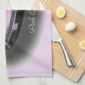 キャデラックのピンクのフラッシュ キッチンタオル (四つ折り)