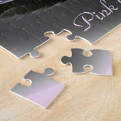 キャデラックのピンクのフラッシュ ジグソーパズル (側面)