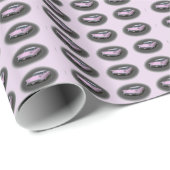 キャデラックのピンクのフラッシュ ラッピングペーパー (ロールコーナー)