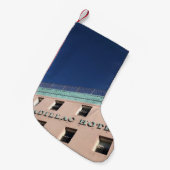 キャデラックホテル建物 スモールクリスマスストッキング (正面 (吊り時))