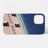 キャデラックホテル建物 iPhoneケース (裏面横)