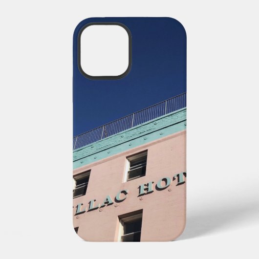 キャデラックホテル建物 iPhoneケース (裏面)