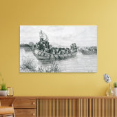 キャデラック上陸 キャンバスプリント (インサイチュ (リビング))