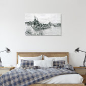 キャデラック上陸 キャンバスプリント (インサイチュ (寝室))