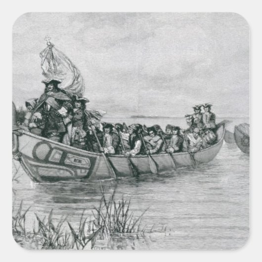 キャデラック上陸 スクエアシール (正面)