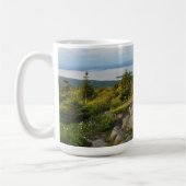 キャデラック山のアカディア国立公園のメインのマグ コーヒーマグカップ (左)