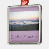 キャデラック山のオーナメントの日の出 メタルオーナメント (左)