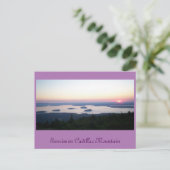 キャデラック山の日の出はがき ポストカード (スタンド正面)