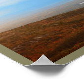 キャデラック山写真 ポスター (角)