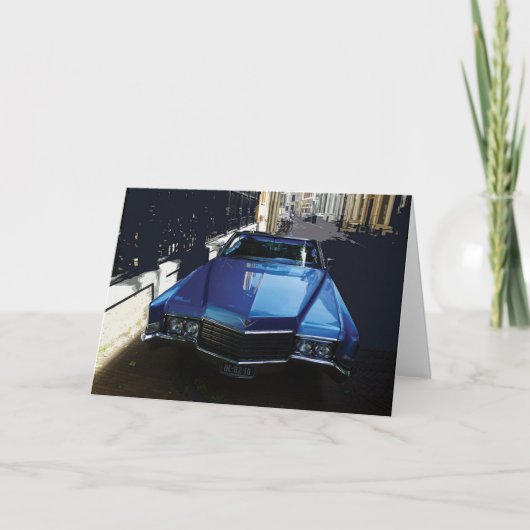 キャデラック誕生日カード カード (正面)