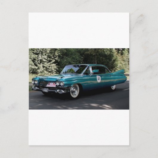 キャデラック62系セダン 	  1959 ポストカード (正面)