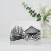 キャトスキル山鉄道駅, 1902年 ポストカード (スタンド正面)