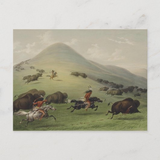 キャトリン先住民アメリカンアート ポストカード (正面)