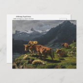 キャトルシープアルペンランドスケープバイローザボヌールポスト ポストカード (正面/裏面)