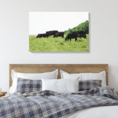 キャトルブラックアンガスキャンバスプリント キャンバスプリント (インサイチュ (寝室))