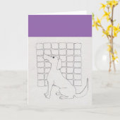 キャドールドギー犬が永遠に私のハートメモリアルカードに カード (黄色い花)