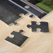 キャナルボートとフェリスホイール、River Avon England英国 ジグソーパズル (側面)