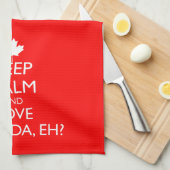 キャナ保ダを愛してるのか? キッチンタオル (四つ折り)