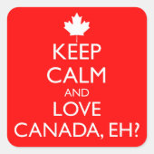 キャナ保ダを愛してるのか？ スクエアシール (正面)